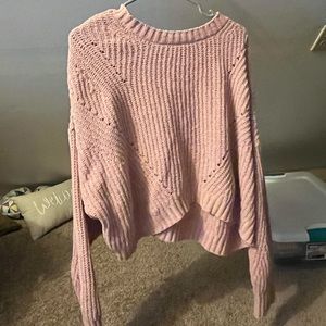 AE Chenille crew neck sweater